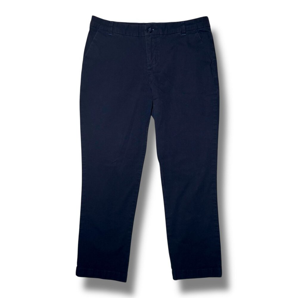 Patagonia Navy Organic Cotton Stretch All-Wear Cropped Pants Women Size 6